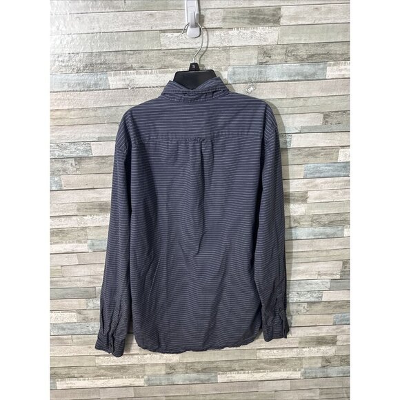 Men’s American Eagle Button Down Dress Shirt Classic Fit Blue Size Medium - Picture 7 of 9